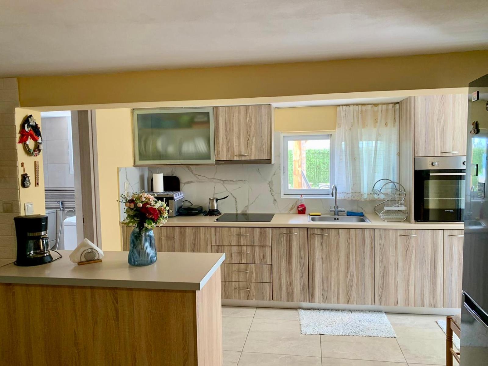 Sofia'S Seaview Villa Near Airport And Beach アルテミダ エクステリア 写真