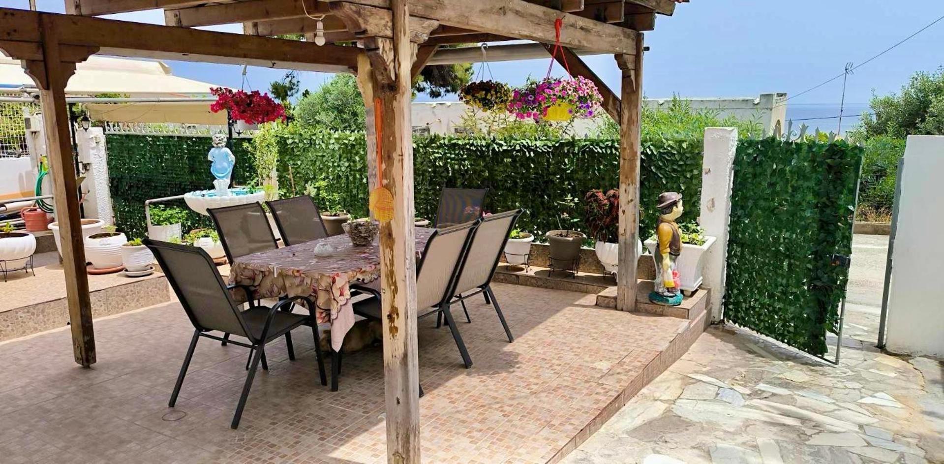 Sofia'S Seaview Villa Near Airport And Beach アルテミダ エクステリア 写真